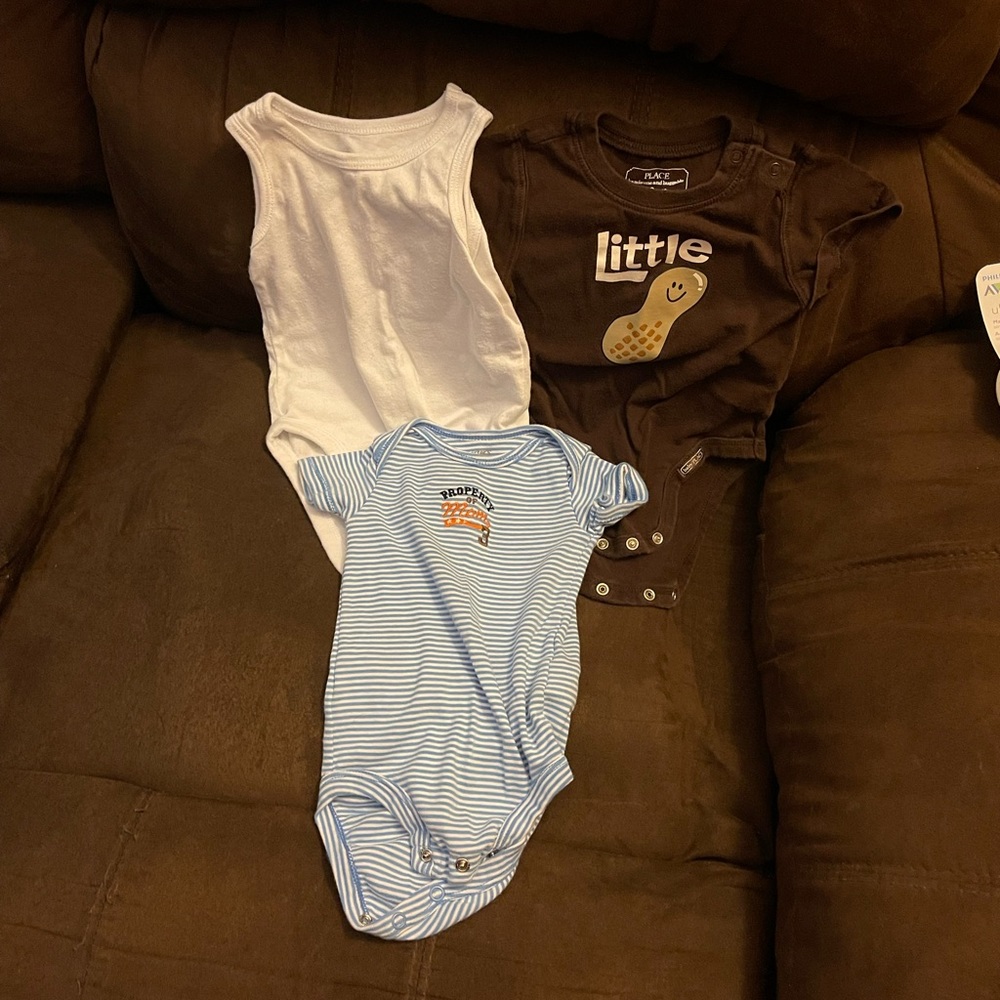 3 (6-9 months) onesies